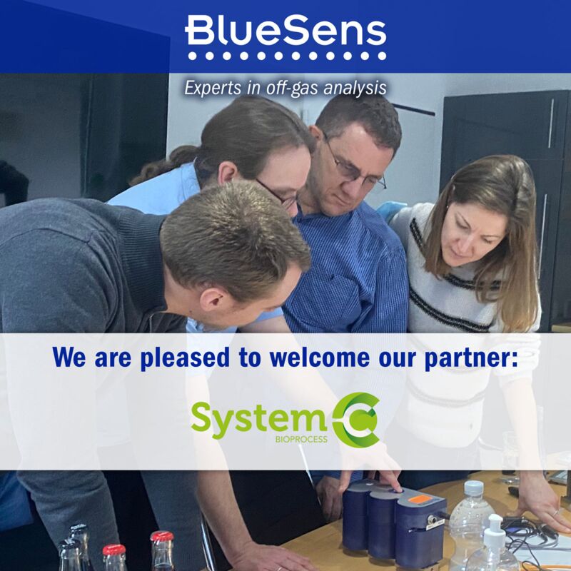 BlueSens started partnership with System-c bioprocess