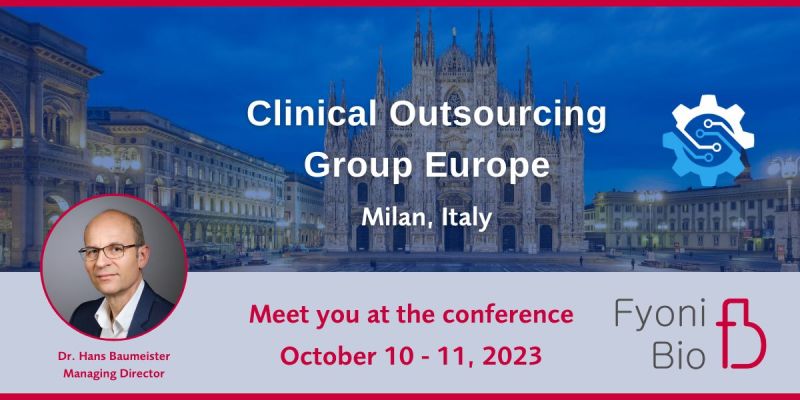 FyoniBio GmbH at the Clinical Outsourcing Group Europe