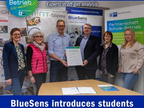 BlueSens cooperates with high school