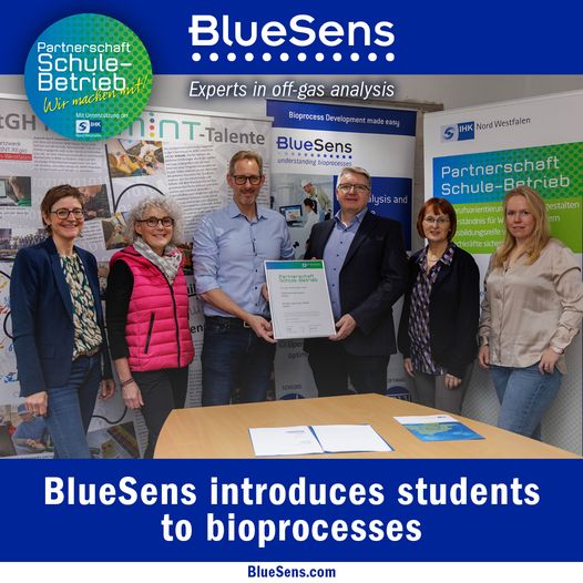 BlueSens cooperates with high school
